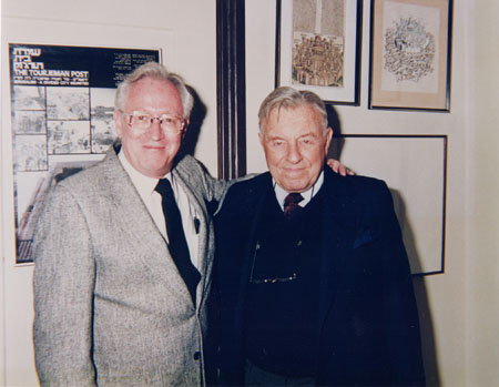 Ken with mayor of Jerusalem